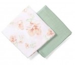 BabyOno bambus-muslin mähkimislinad 2tk Lilled